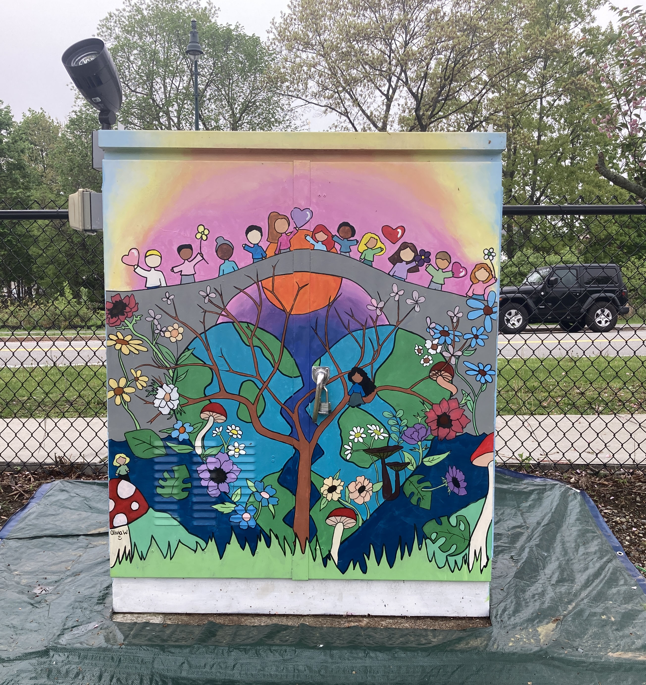 Bridge utility box art