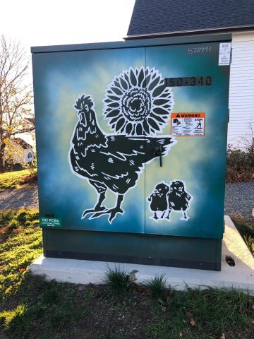 Wright-Locke Farm decorated box