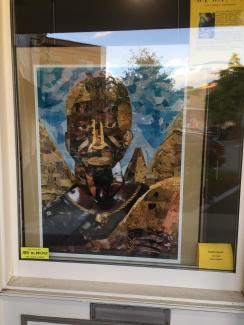 Art in August display window