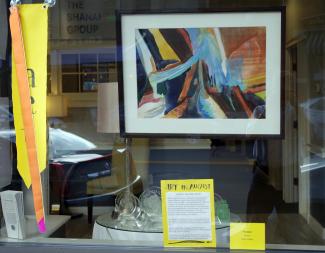 Abstract colorful oil painting