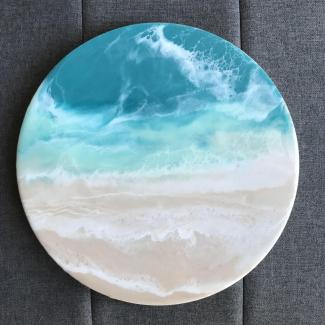 Ocean resin by Diane Davies