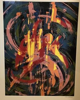 Abstract acrylic