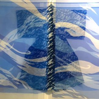 Kimono & Organza Textile Installation